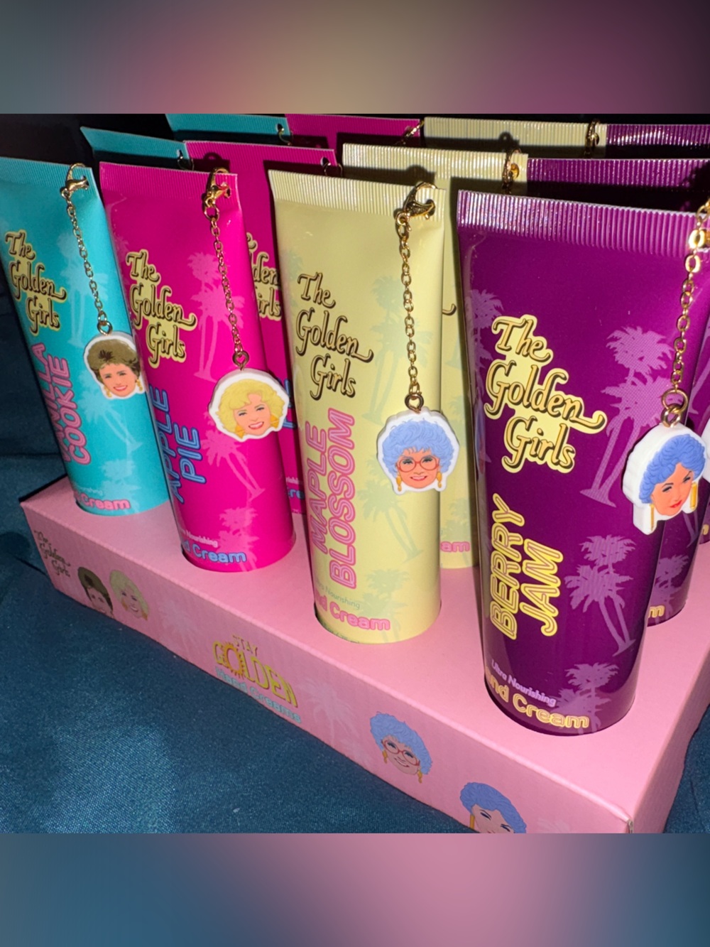 4 Piece Set - The Golden Girls Hand Creams w/ Charms - 2.5 fl oz - Picture 1 of 14